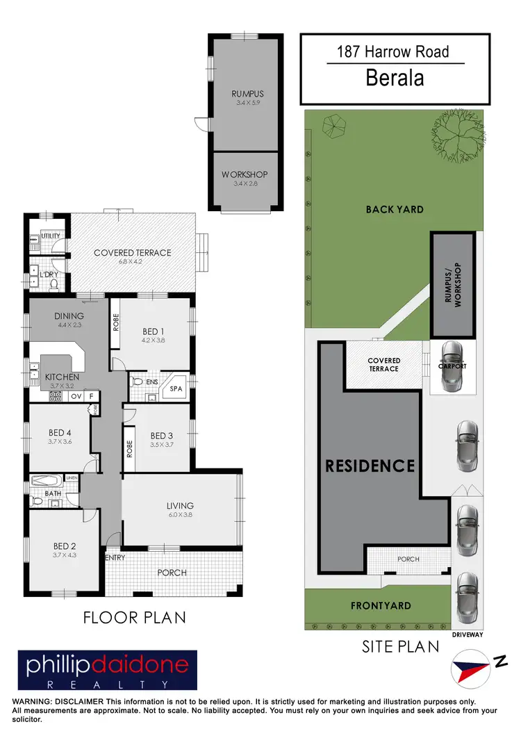 Floorplan of Homely house listing, 187 Harrow Road, Berala NSW 2141
