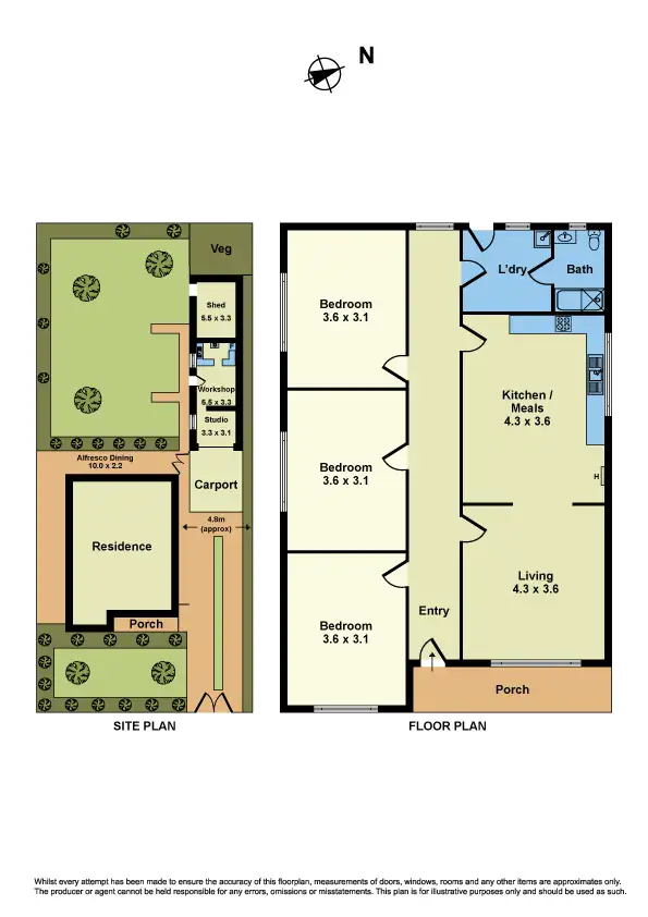 Floorplan of Homely house listing, 91 Cumberland Street, Sunshine North VIC 3020