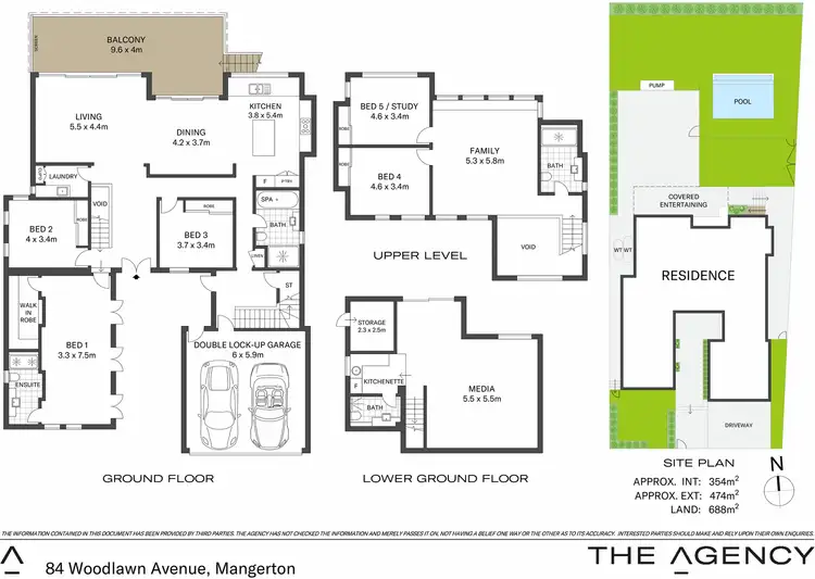 Floorplan of Homely house listing, 84 Woodlawn Avenue, Mangerton NSW 2500