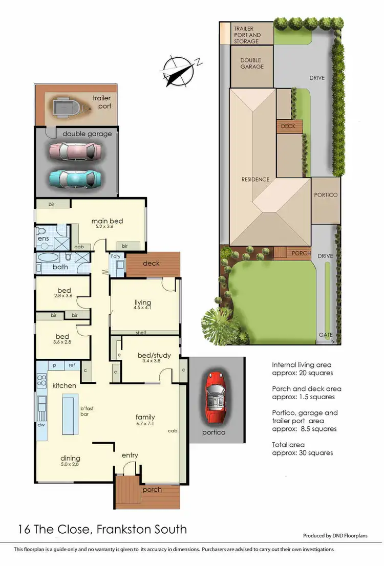 Floorplan of Homely house listing, 16 The Close, Frankston South VIC 3199