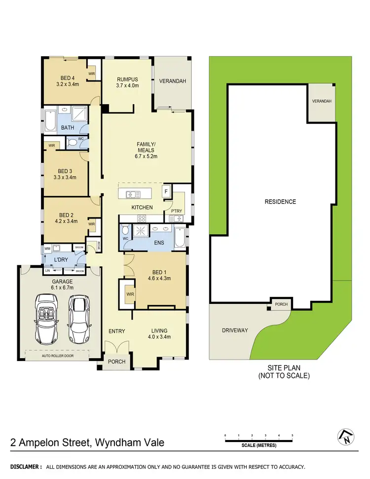 Floorplan of Homely house listing, 2 Ampelon Street, Manor Lakes VIC 3024