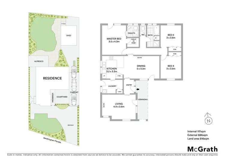 Floorplan of Homely house listing, 38 Sandringham Parade, Newtown VIC 3220