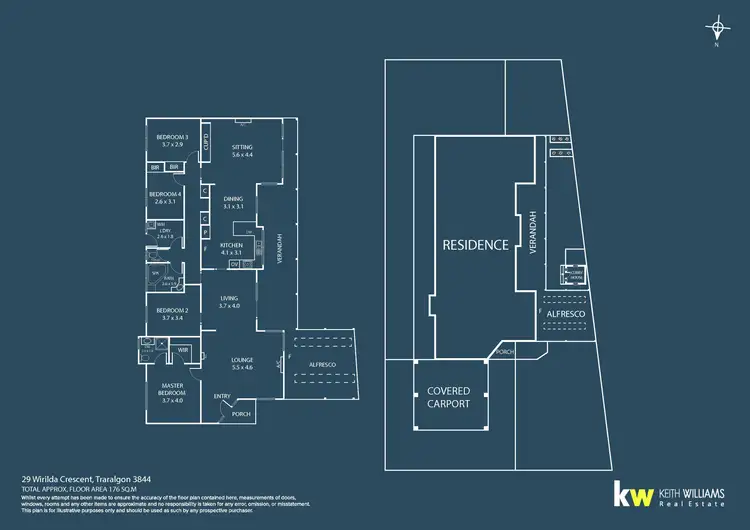 Floorplan of Homely house listing, 29 Wirilda Crescent, Traralgon VIC 3844