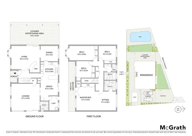 Floorplan of Homely house listing, 63 Martin Crescent, Milperra NSW 2214