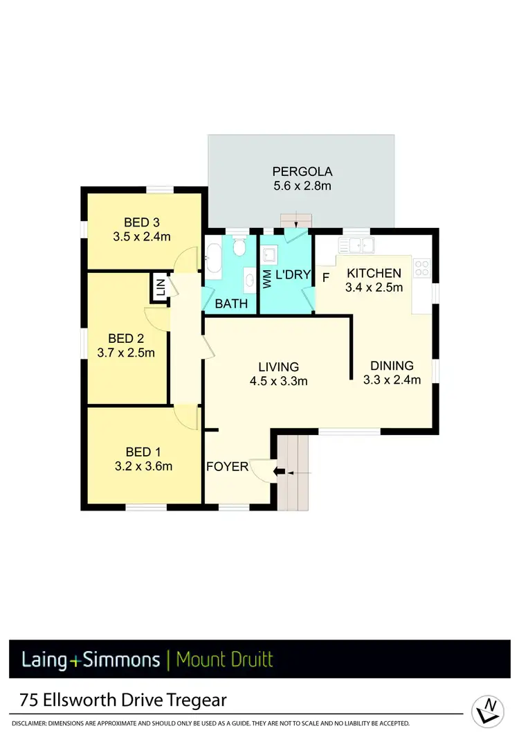 Floorplan of Homely house listing, 75 Ellsworth Drive, Tregear NSW 2770
