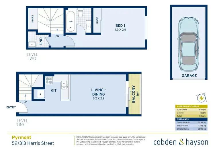 Floorplan of Homely apartment listing, 59/313 Harris Street, Pyrmont NSW 2009