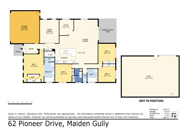 Floorplan of Homely house listing, 62 Pioneer Drive, Maiden Gully VIC 3551