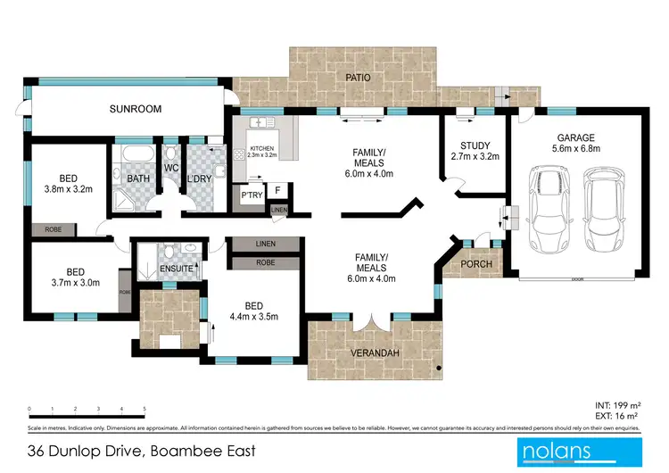 Floorplan of Homely house listing, 36 Dunlop Drive, Boambee East NSW 2452