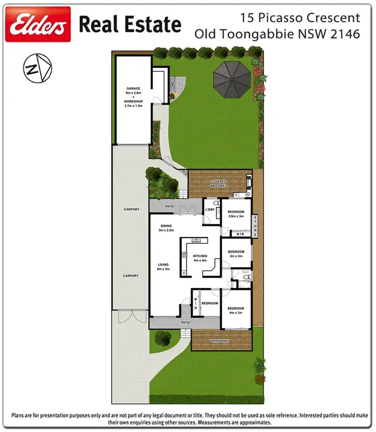 Floorplan of Homely house listing, 15 Picasso Crescent, Old Toongabbie NSW 2146