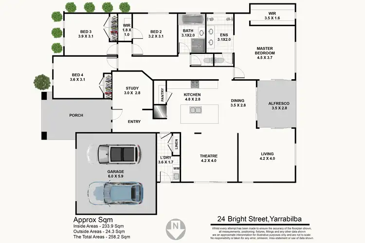 Floorplan of Homely house listing, 24 Bright Street, Yarrabilba QLD 4207