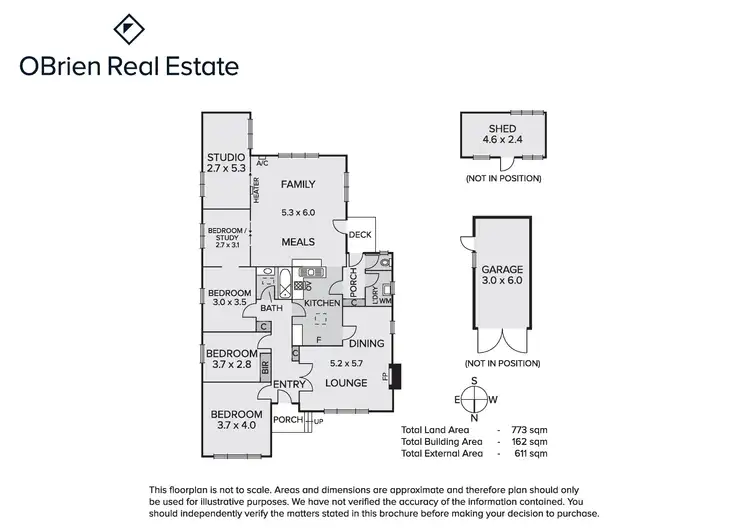 Floorplan of Homely house listing, 1 Centre Court, Highett VIC 3190