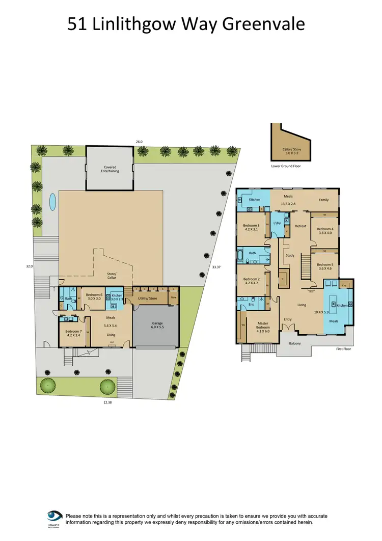 Floorplan of Homely house listing, 51 Linlithgow Way, Greenvale VIC 3059