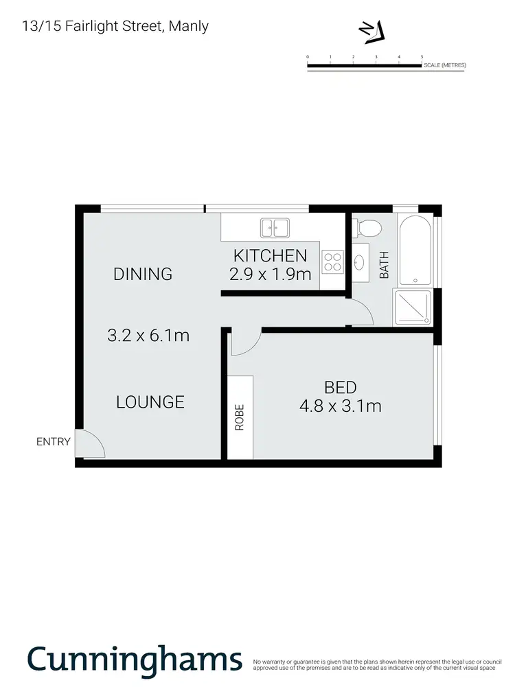 Floorplan of Homely unit listing, 13/15 Fairlight Street, Manly NSW 2095