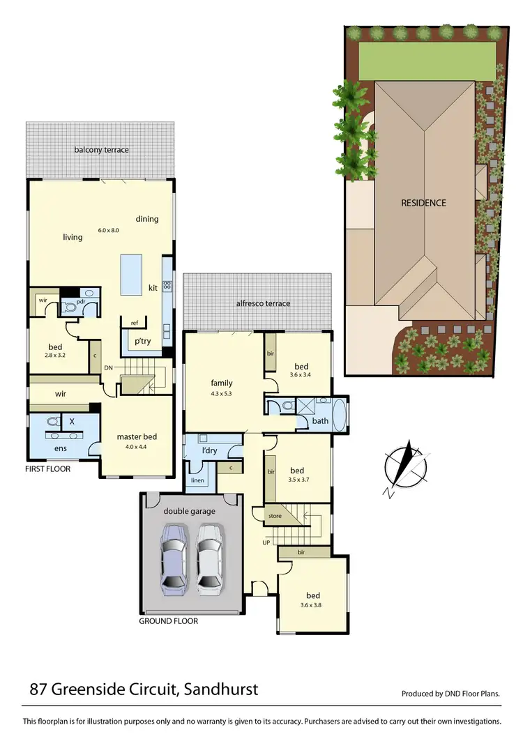 Floorplan of Homely house listing, 87 Greenside Circuit, Sandhurst VIC 3977