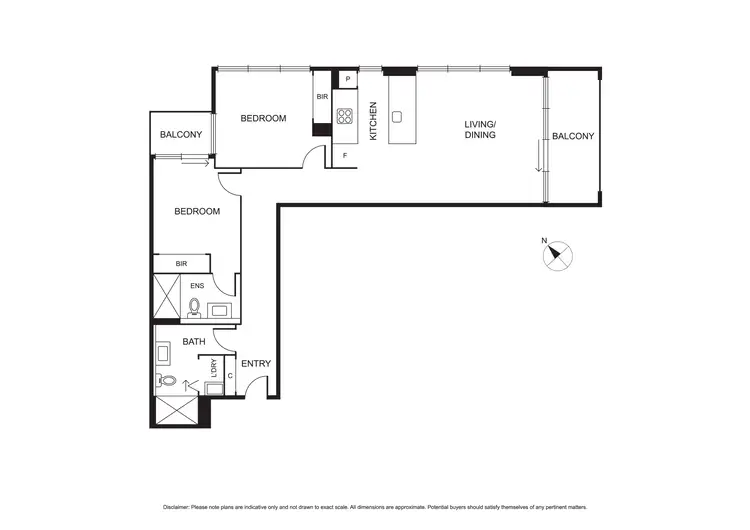 Floorplan of Homely apartment listing, 103/108 Haines Street, North Melbourne VIC 3051