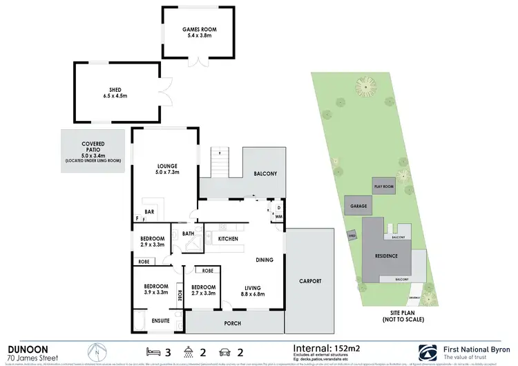 Floorplan of Homely house listing, 70 James Street, Dunoon NSW 2480
