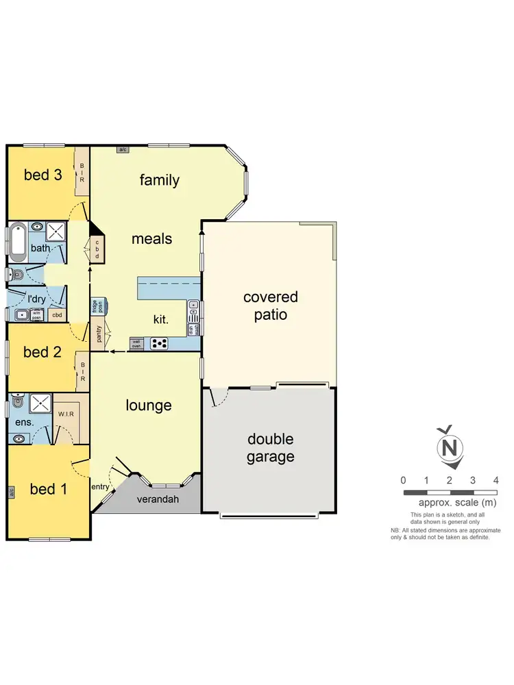 Floorplan of Homely house listing, 4 Paula Way, Chirnside Park VIC 3116