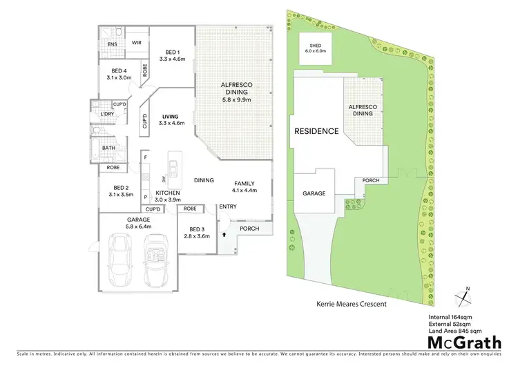 Floorplan of Homely house listing, 22 Kerrie Meares Crescent, Gracemere QLD 4702