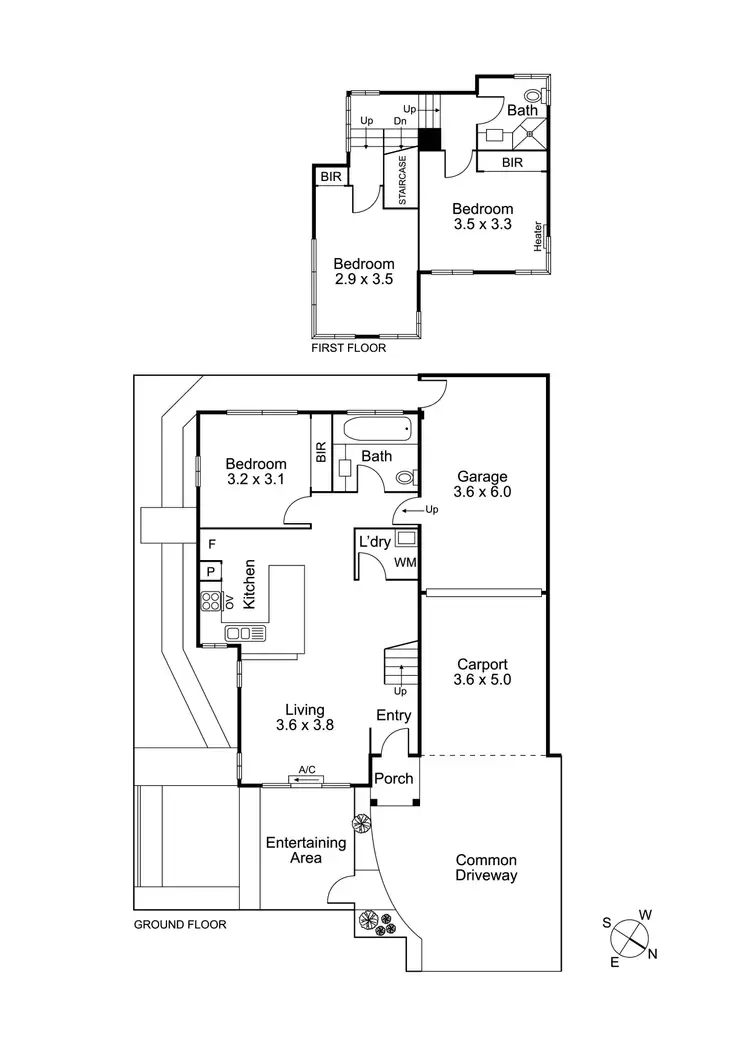 Floorplan of Homely townhouse listing, 7/8 Bond Avenue, St Albans VIC 3021