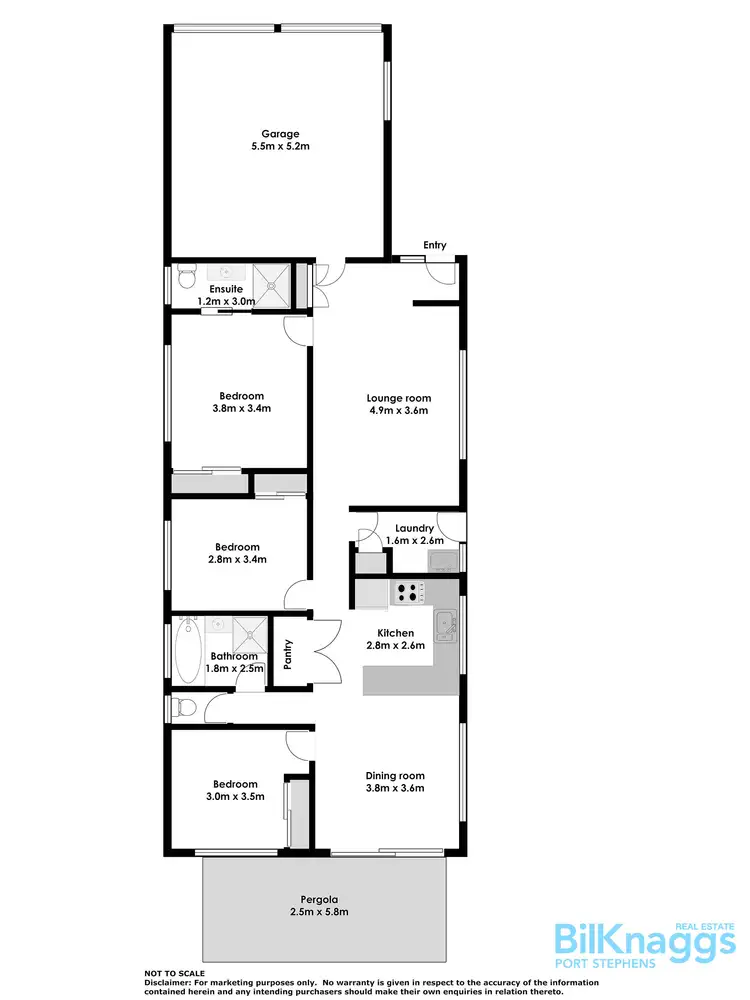 Floorplan of Homely house listing, 207 Rocky Point Road, Fingal Bay NSW 2315