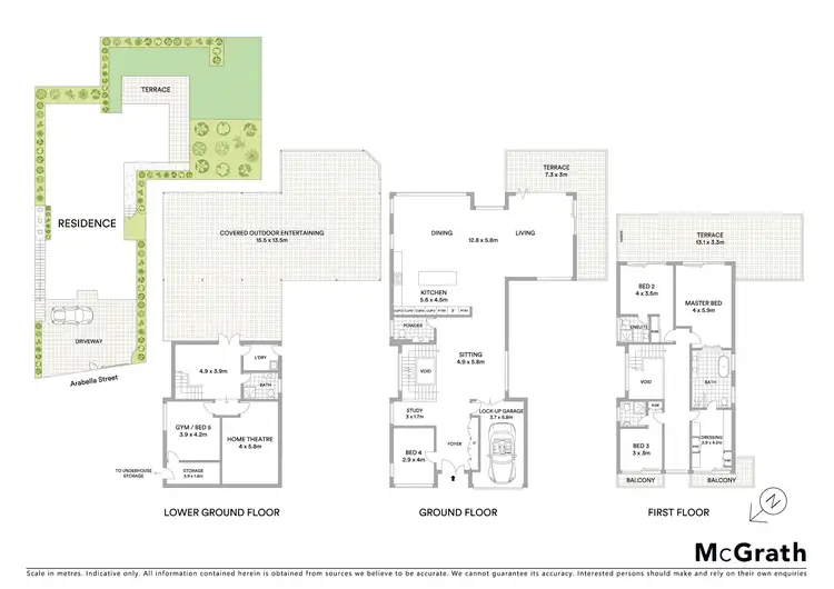 Floorplan of Homely house listing, 22A Arabella Street, Longueville NSW 2066