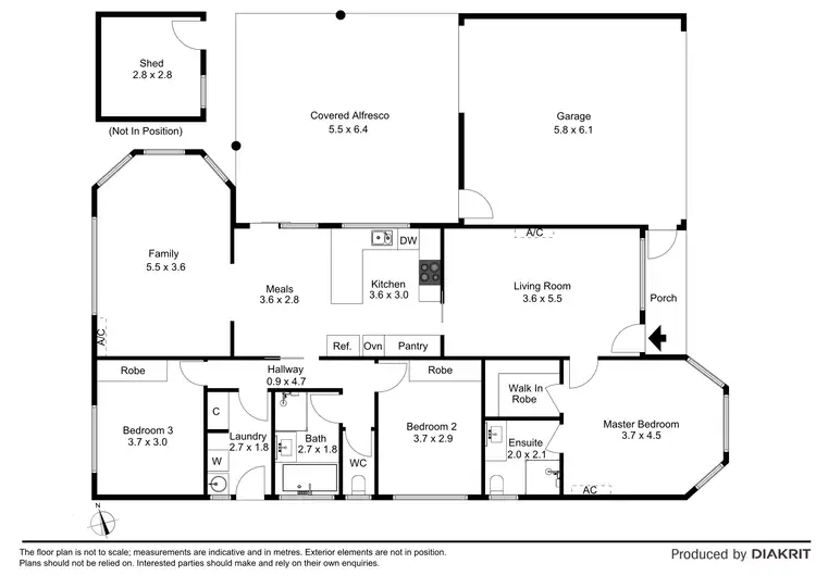 Floorplan of Homely house listing, 40 Rosemary Drive, Hastings VIC 3915