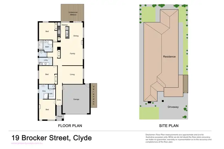Floorplan of Homely house listing, 19 Brocker Street, Clyde North VIC 3978