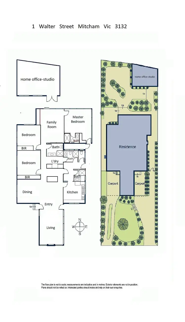 Floorplan of Homely house listing, 1 Walter Street, Mitcham VIC 3132
