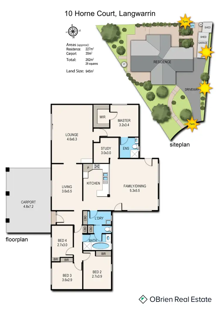 Floorplan of Homely house listing, 10 Horne Court, Langwarrin VIC 3910