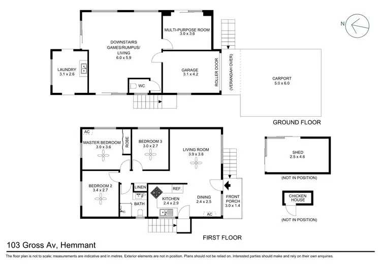 Floorplan of Homely house listing, 103 Gross Avenue, Hemmant QLD 4174