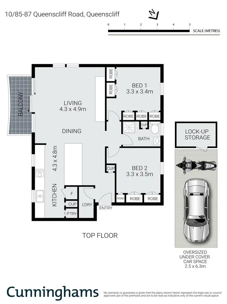 Floorplan of Homely apartment listing, 10/85-87 Queenscliff Road, Queenscliff NSW 2096