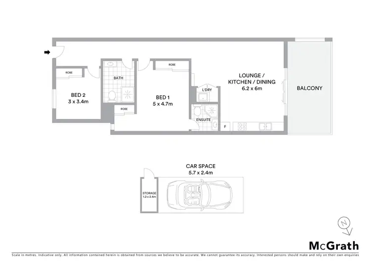 Floorplan of Homely apartment listing, 502/11 Derowie Avenue, Homebush NSW 2140