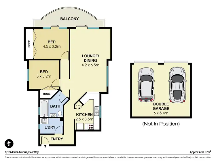 Floorplan of Homely unit listing, 9/106 Oaks Avenue, Dee Why NSW 2099