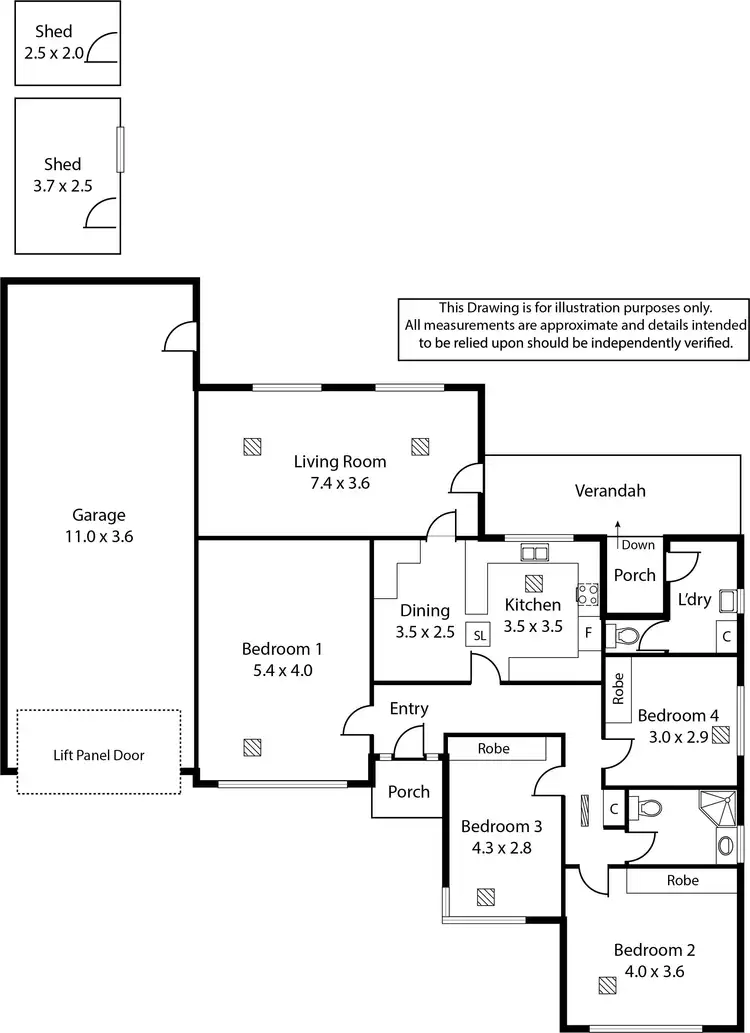Floorplan of Homely house listing, 19 Osborn Terrace, Plympton SA 5038