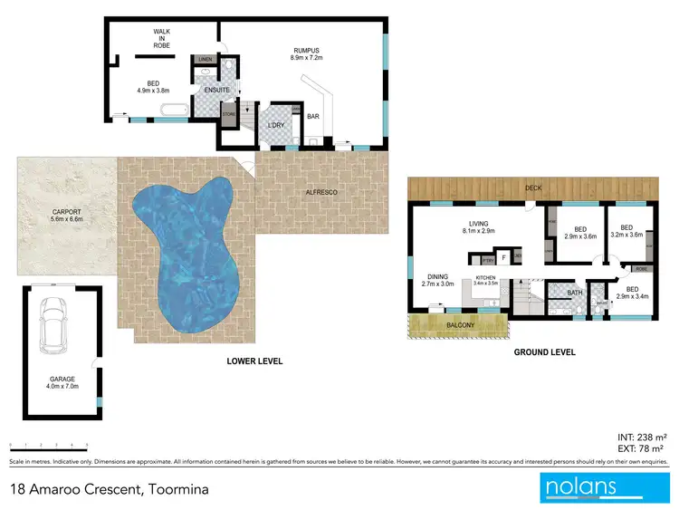 Floorplan of Homely house listing, 18 Amaroo Crescent, Toormina NSW 2452