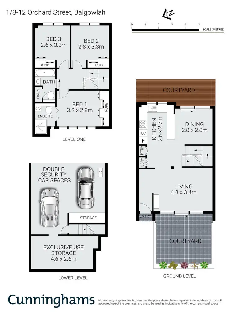 Floorplan of Homely townhouse listing, 1/8-12 Orchard Street, Balgowlah NSW 2093