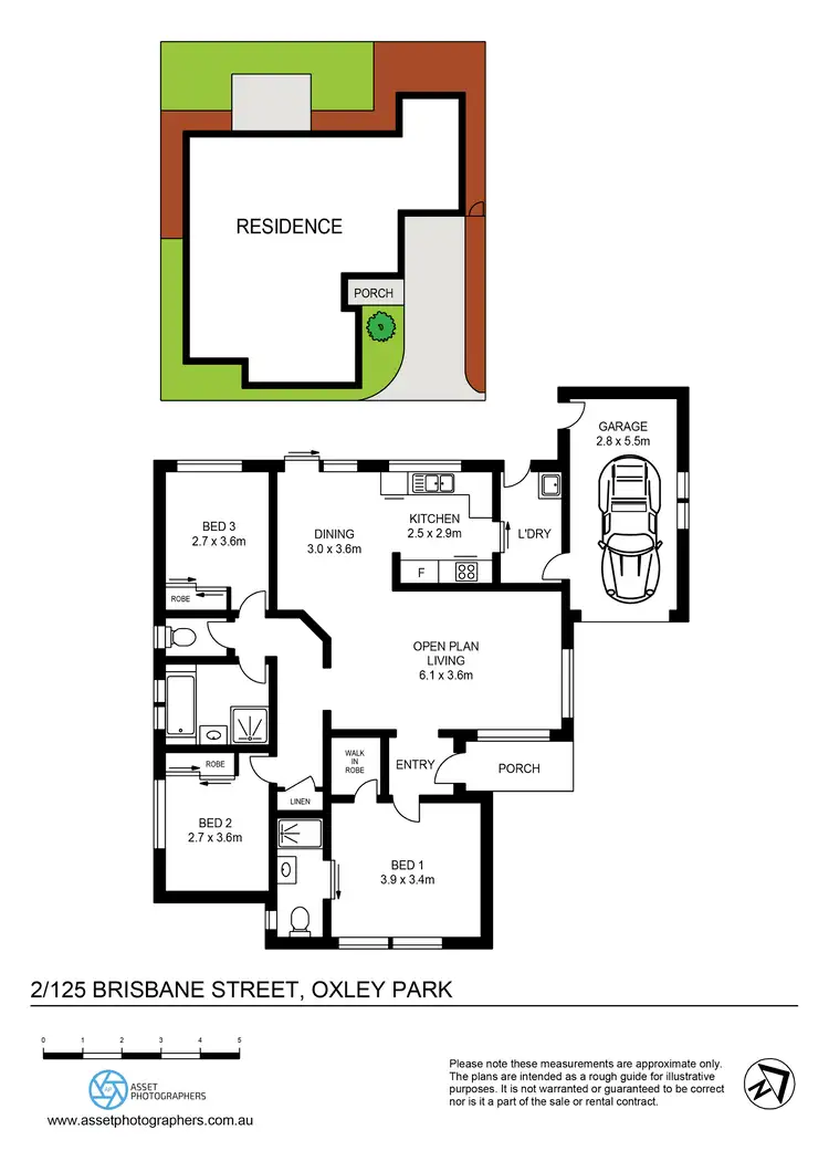 Floorplan of Homely villa listing, 2/125 Brisbane Street, St Marys NSW 2760