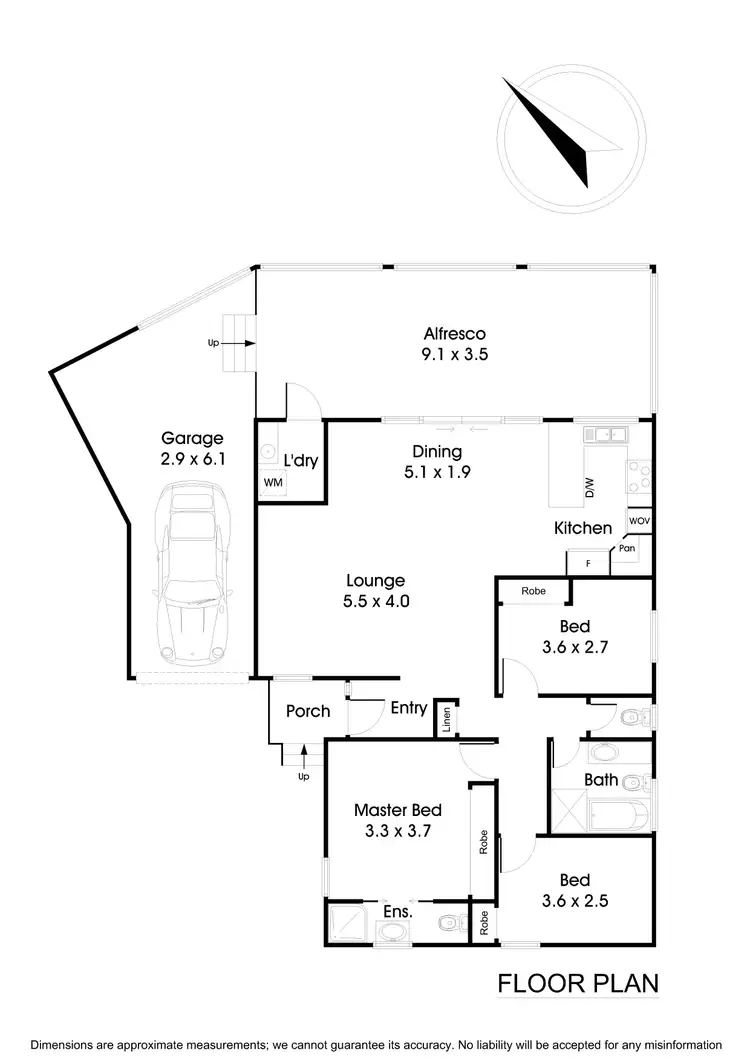 Floorplan of Homely house listing, 5 Ainsdale Avenue, Wantirna VIC 3152