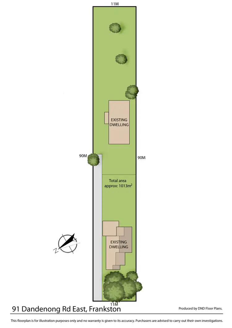 Floorplan of Homely house listing, 91 Dandenong Road East, Frankston VIC 3199
