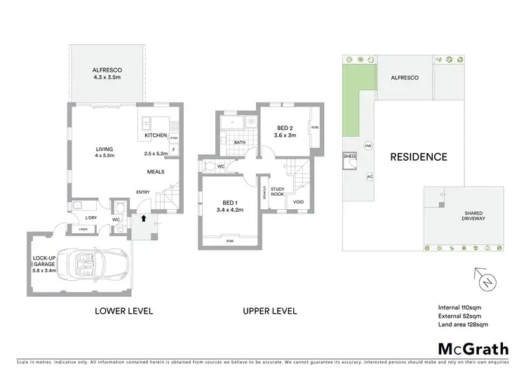 Floorplan of Homely townhouse listing, 4/20 George Street, Belmont VIC 3216