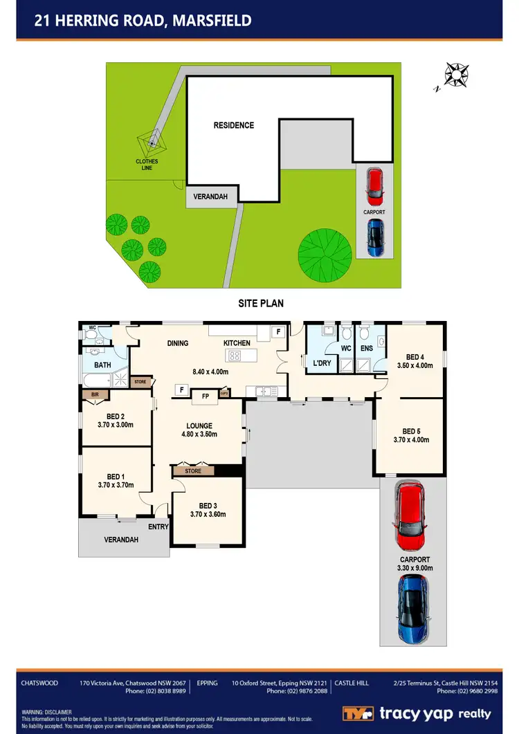Floorplan of Homely house listing, 21 Herring Road, Marsfield NSW 2122