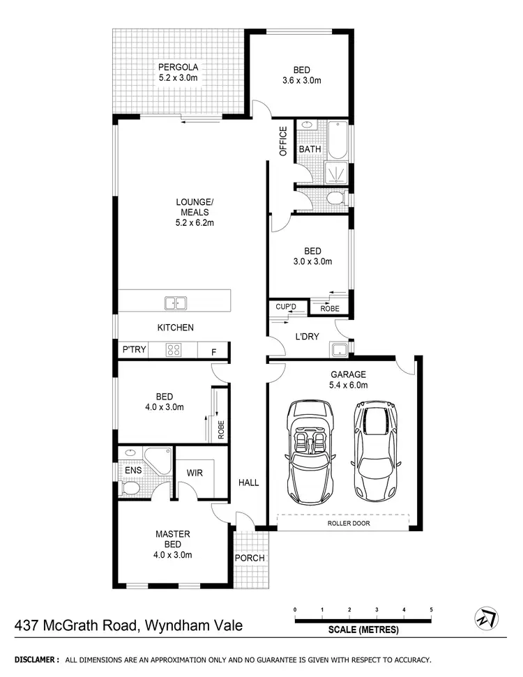 Floorplan of Homely house listing, 437 McGrath Road, Wyndham Vale VIC 3024