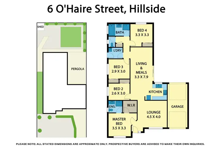Floorplan of Homely house listing, 6 O'haire Street, Hillside VIC 3037