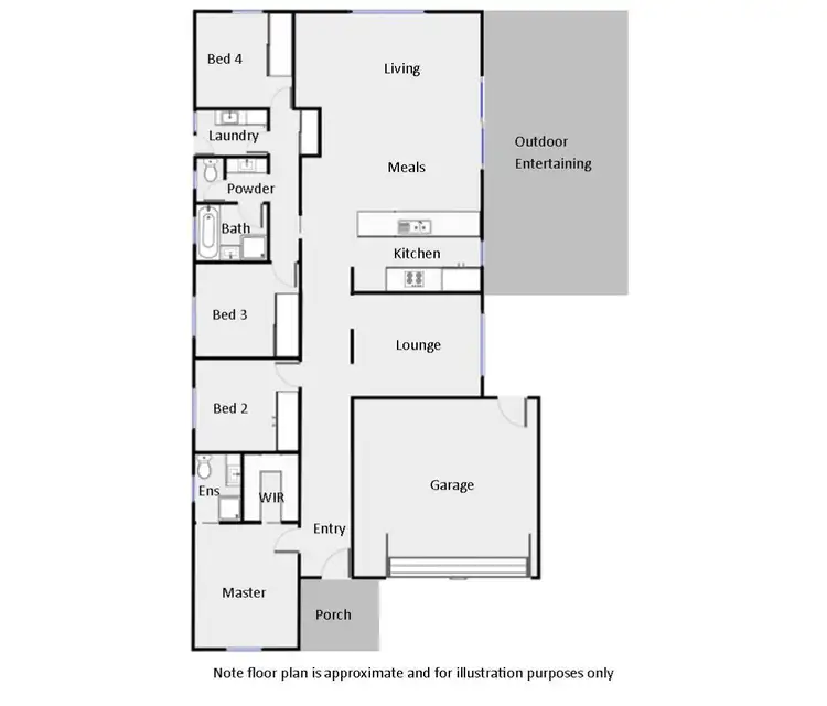 Floorplan of Homely house listing, 21 Livingstone Drive, Gol Gol NSW 2738