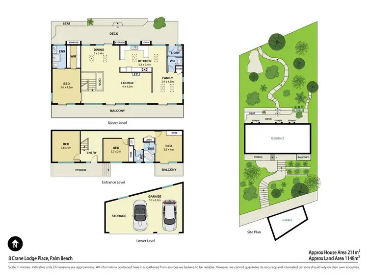 Floorplan of Homely house listing, 8 Crane Lodge Place, Avalon Beach NSW 2107