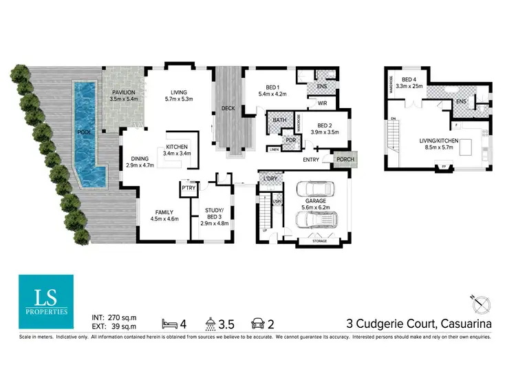 Floorplan of Homely house listing, 3 Cudgerie Court, Casuarina NSW 2487