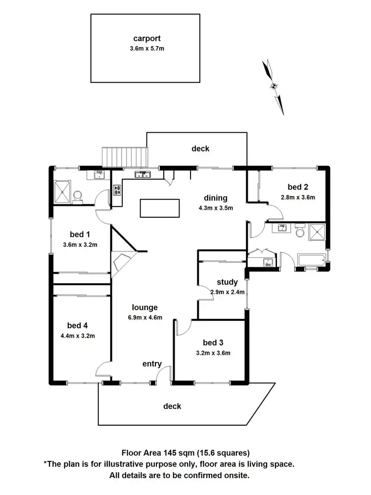 Floorplan of Homely house listing, 1/1468 Burwood Highway, Upwey VIC 3158