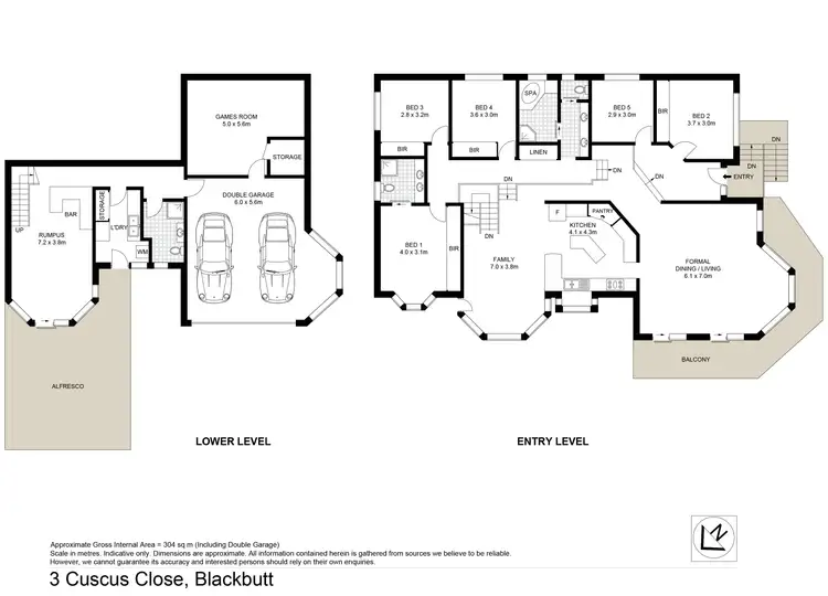 Floorplan of Homely house listing, 3 Cuscus Close, Blackbutt NSW 2529