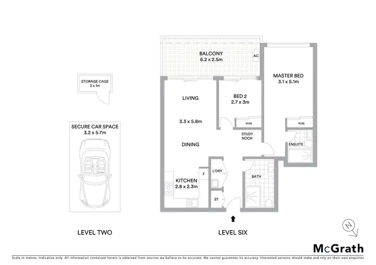 Floorplan of Homely apartment listing, 609/4 Footbridge Boulevarde, Wentworth Point NSW 2127
