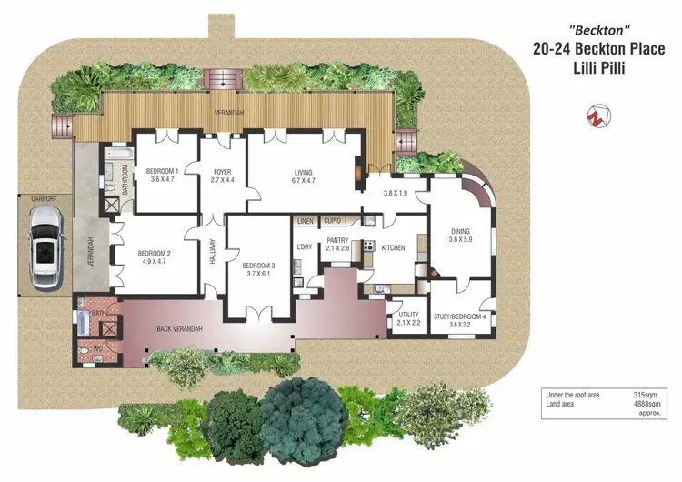 Floorplan of Homely house listing, 20-24 Beckton Place, Lilli Pilli NSW 2229